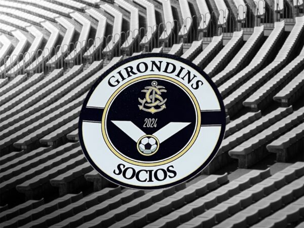 Autocollant Logo Girondins Socios 10 cm